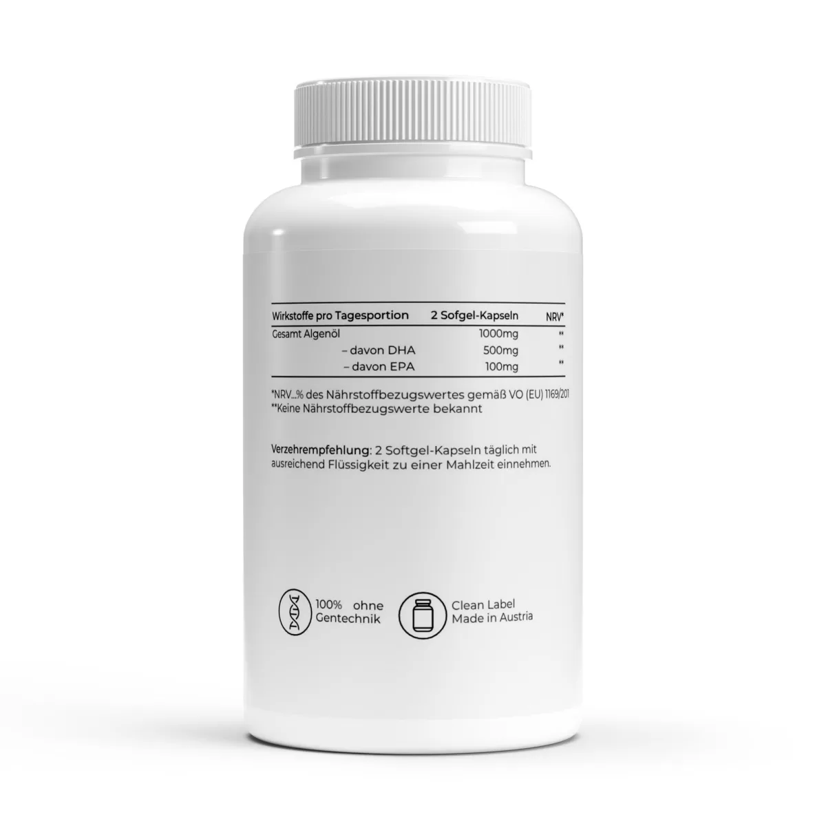 green Omega 3 vegan 90 Stck. Softgel – Ansicht 2
