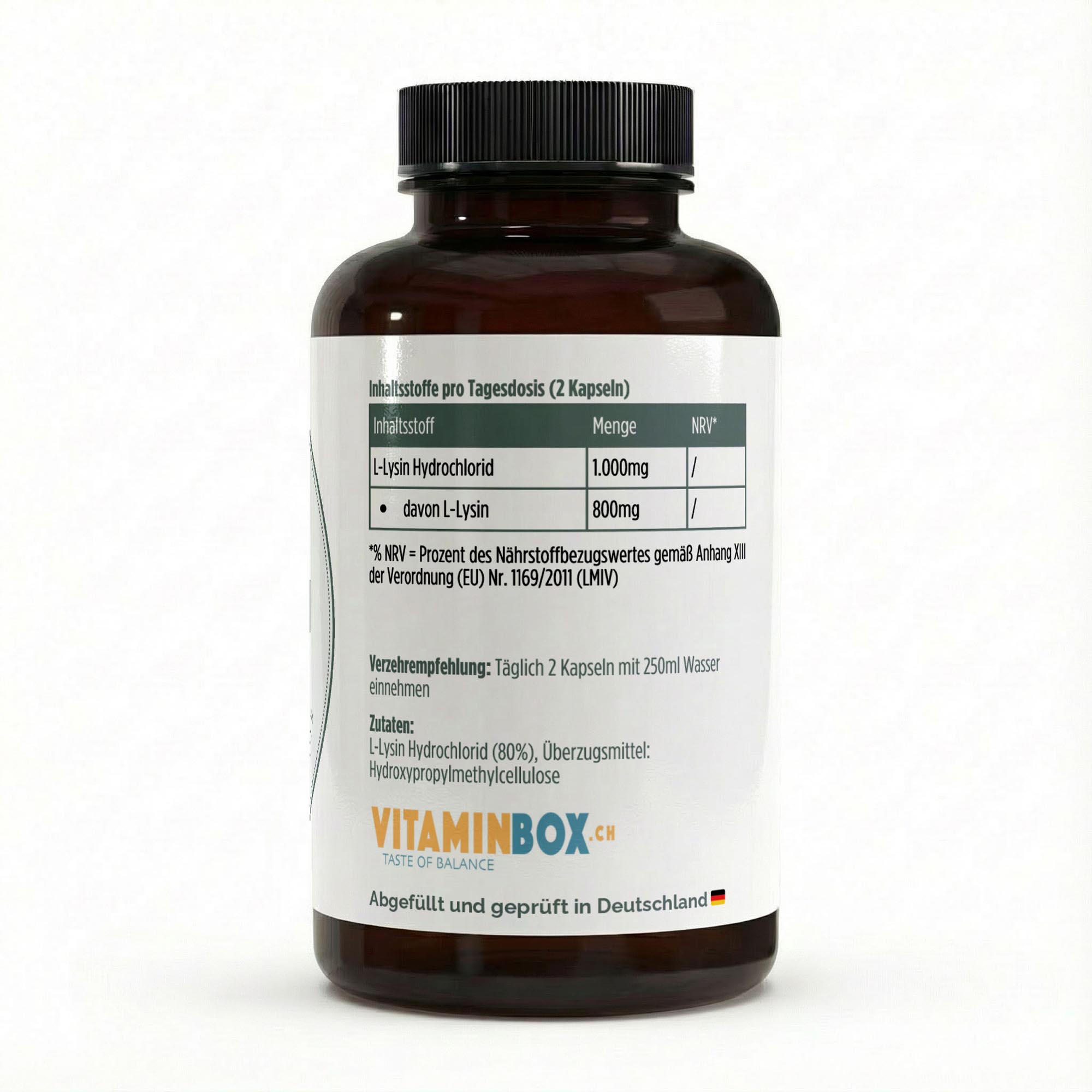 L-Lysin 100 Kapseln – Ansicht 2