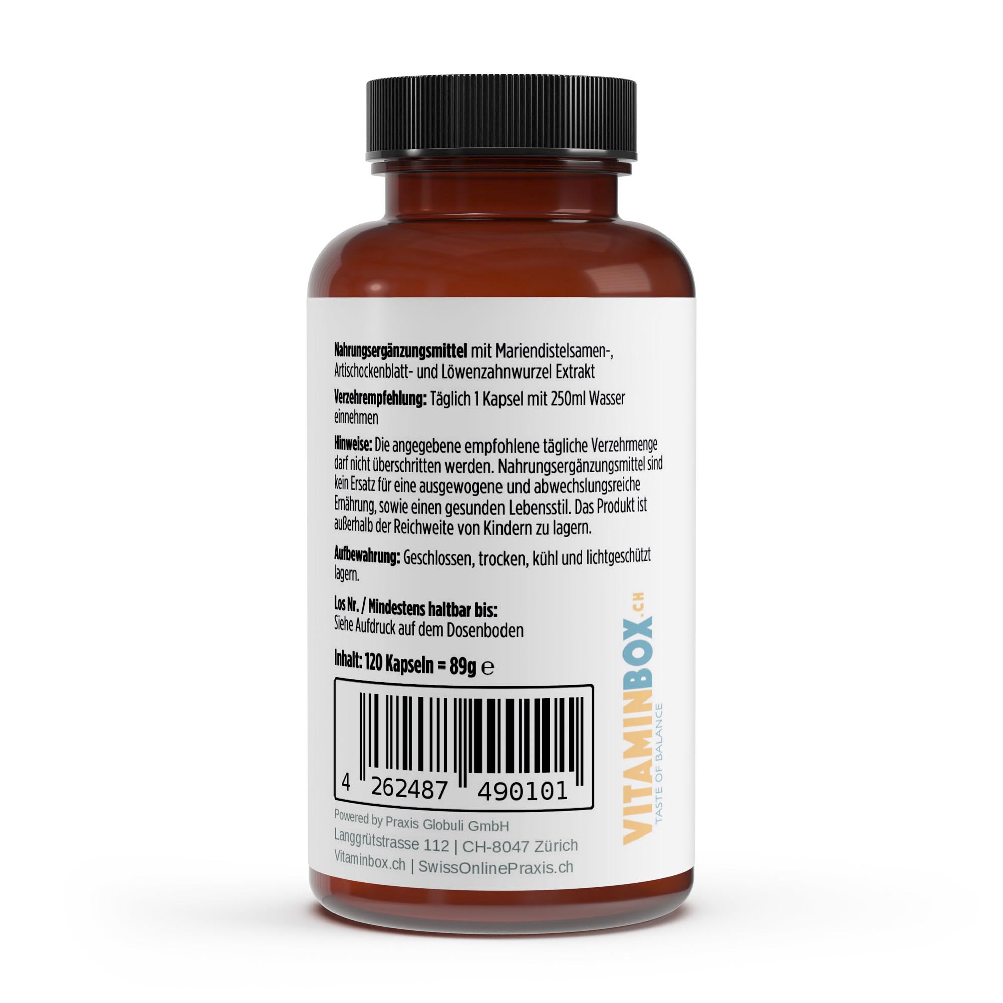 Mariendistel Komplex 120 Tabletten – Ansicht 3