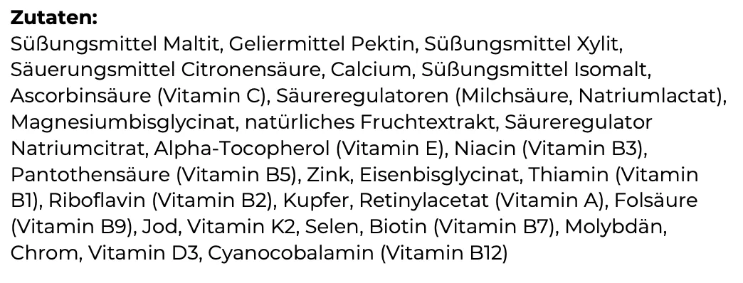 Premium Multivitamin + Mineral Gummies – Ansicht 6