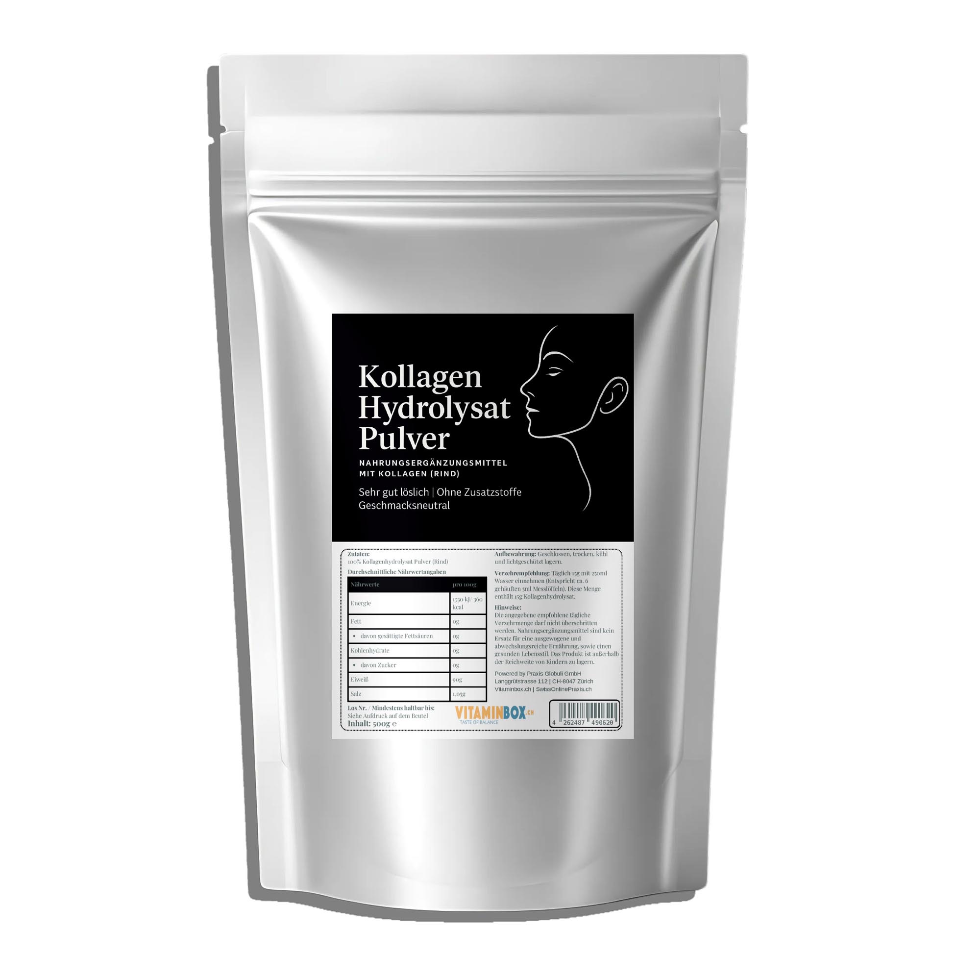 Kollagen Hydrolysat Pulver 500g
